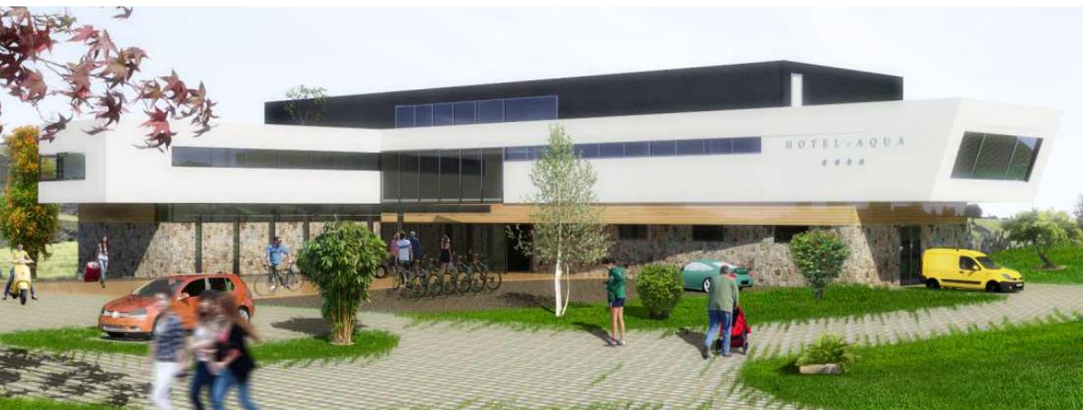 Render hotela Aqua sa četiri zvjezdice